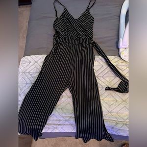 Kaileigh brand Rica knit crop jumpsuit